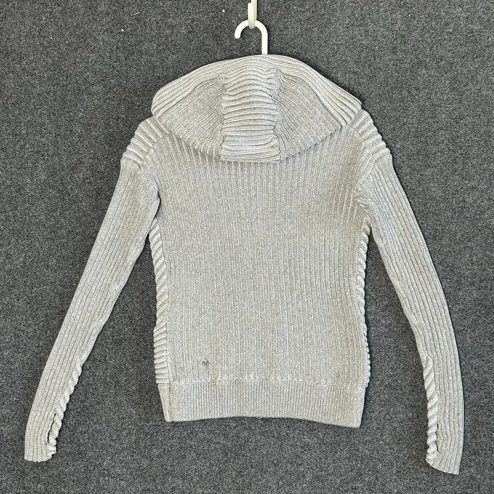 Lululemon Embrace Full Zip Hoodie Scuba Sweater -Gray - Women's Size 4 - EUC!!!! - Picture 7 of 16